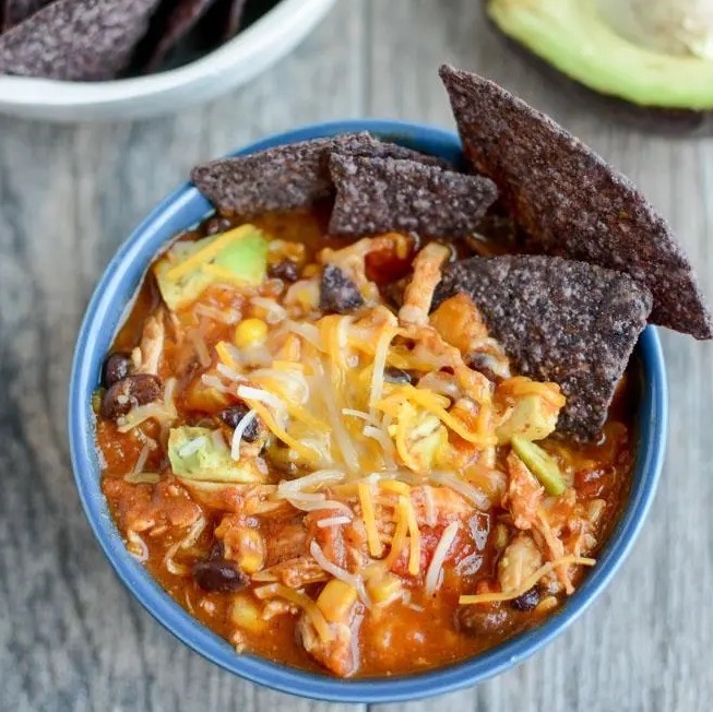 sweet potato chicken chili crockpot