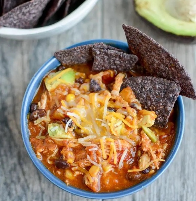 instant pot sweet potato chicken chili