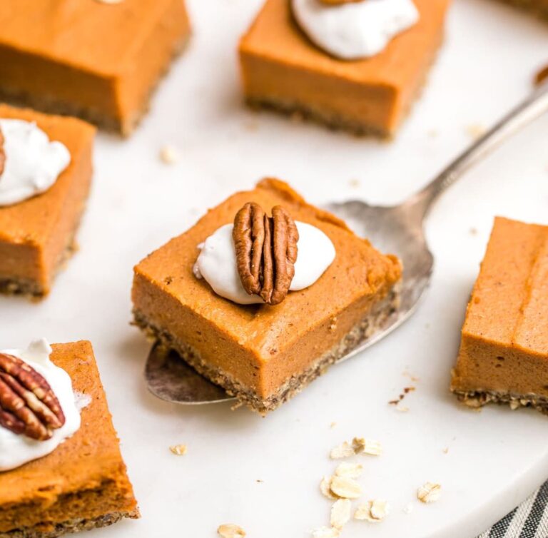 Sweet potato pie bars