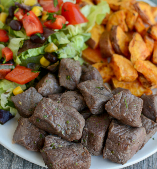 air fryer steak bites