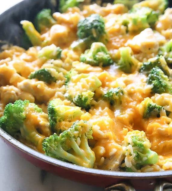 broccoli cheese rice one pot 2a