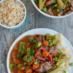 slow cooker ginger garlic flank steak