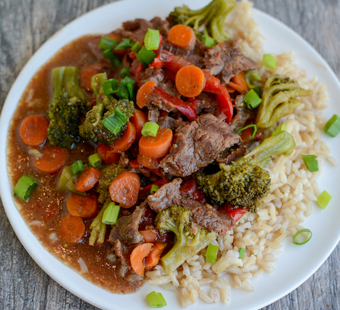 crockpot ginger garlic flank steak