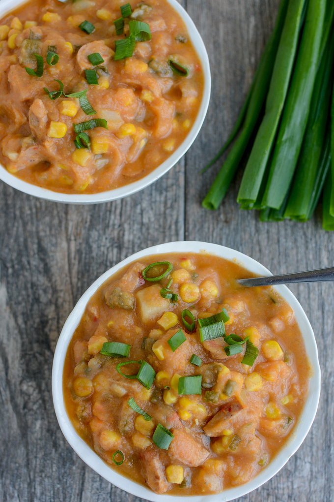 crockpot potato soup with hash browns