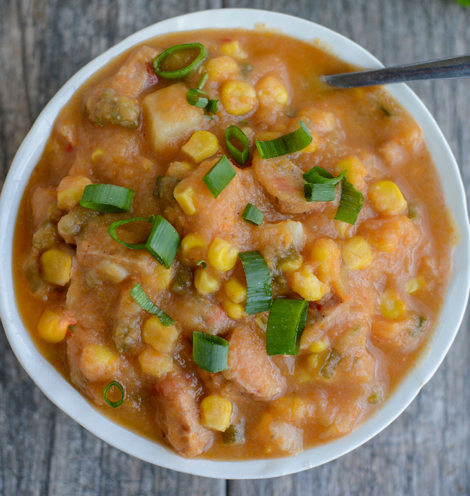 Crockpot Potato Soup with Hash Browns | Dairy / Gluten Free