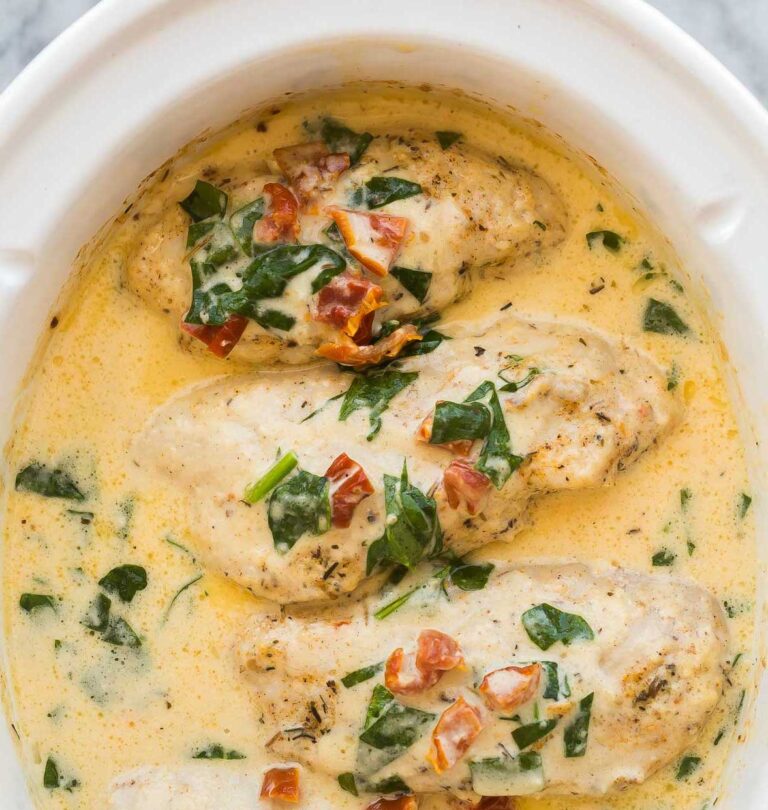 crockpot tuscan chicken breast 