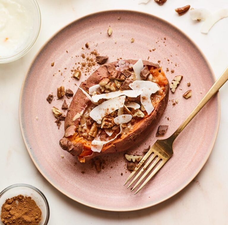 dessert baked sweet potato