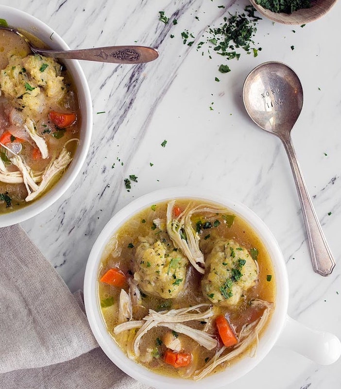 instant pot chicken and dumplings