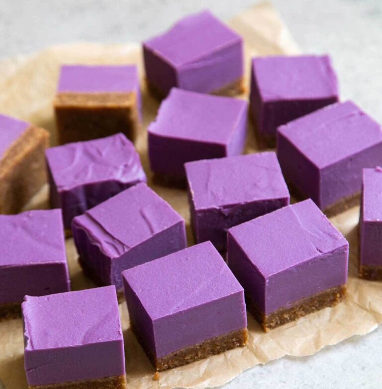 purple sweet potato pie bars