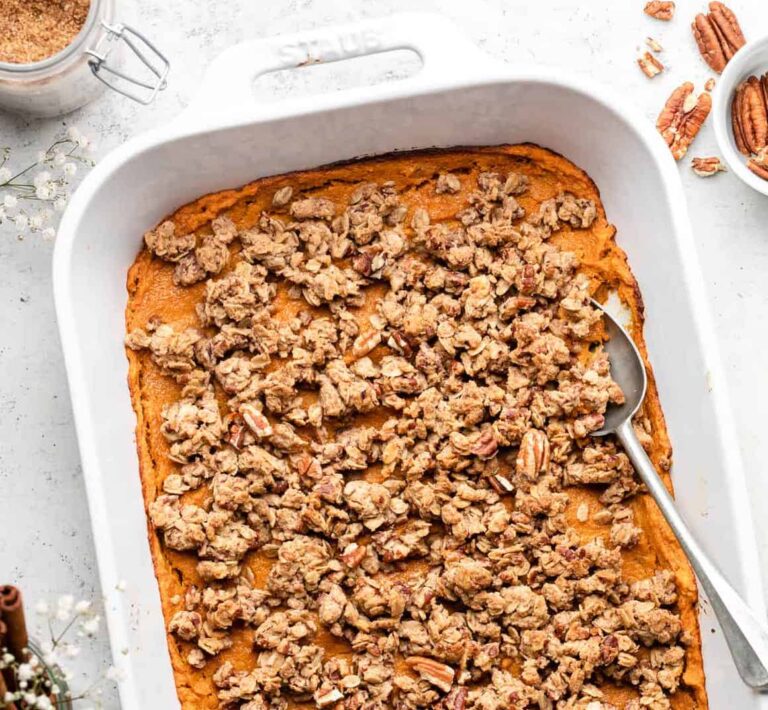 healthier sweet potato casserole dessert