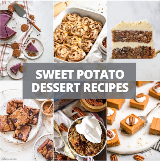 healthy baked sweet potato dessert recipes