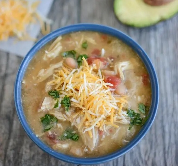 white chicken chili crockpot