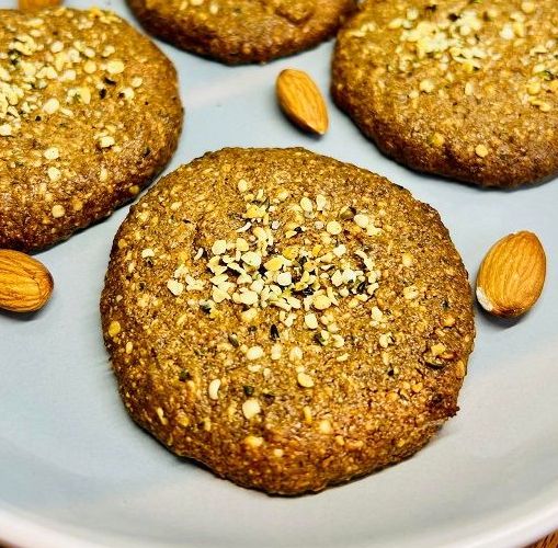 keto almond hemp seed cookies