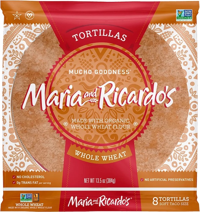 maria and ricardo's whole wheat tortillas