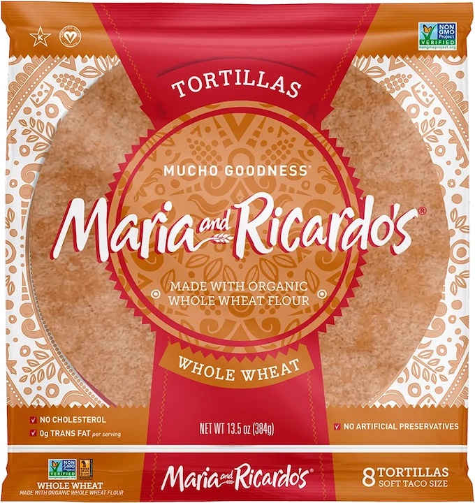 Best Healthy Tortillas {Store-Bought} 3 maria and ricardo's whole wheat tortillas