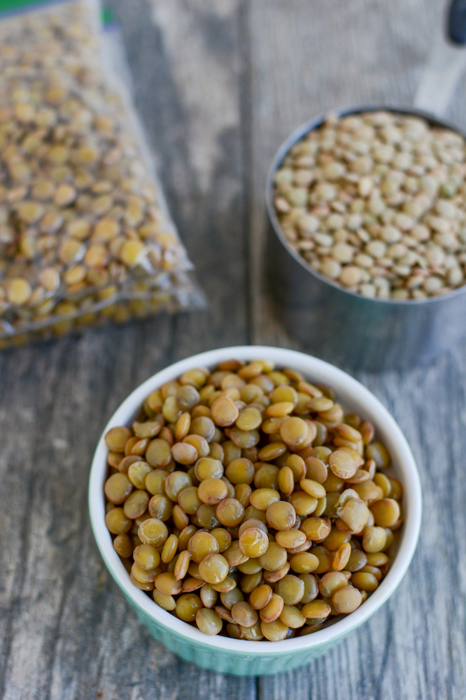 how to cook dried green lentils on the stove top