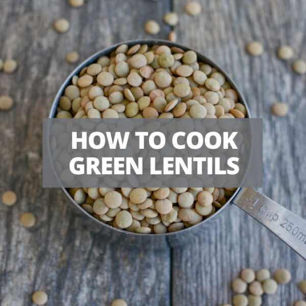 how to cook dried green lentils
