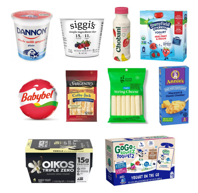 healthy dairy snacks at Target