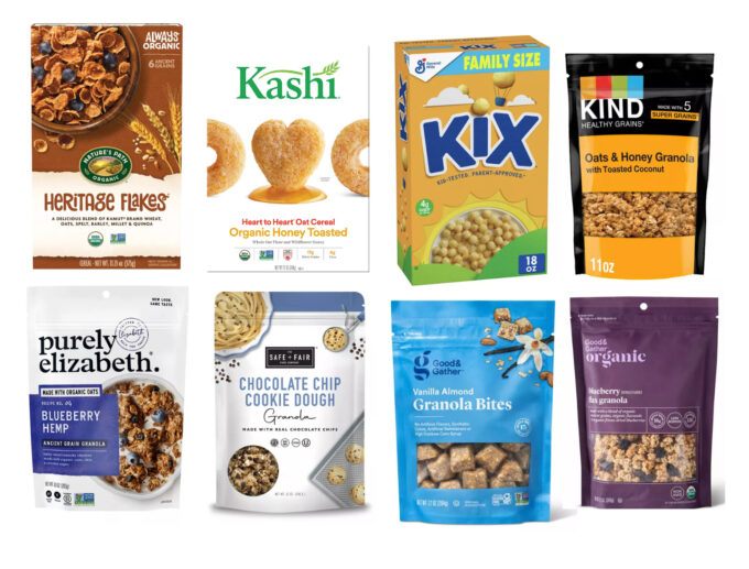 healthy granola and cereal snacks at Target