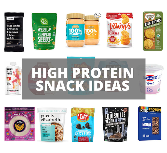 healthy high protein snack ideas - storebought 
