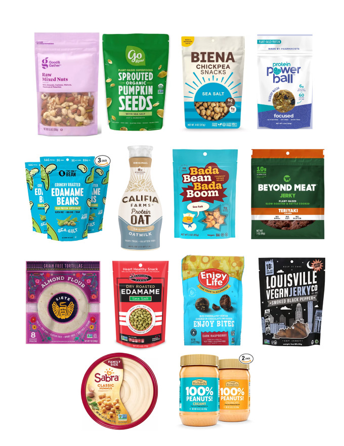 high protein vegan snacks