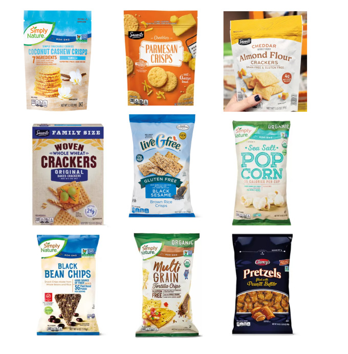 best healthy chips and crackers at ALDI
