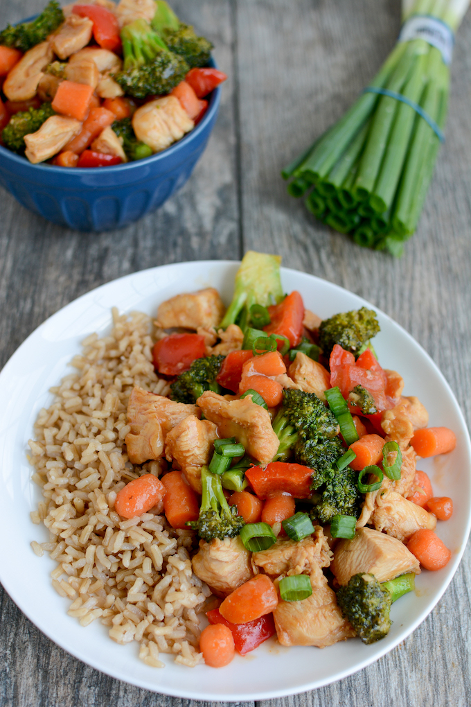 This Honey Bourbon Chicken Marinade is packed with flavor! Let it sit overnight, then turn the marinade into a sauce while you cook the chicken. 