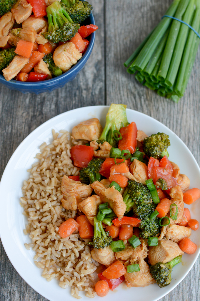 easy honey bourbon chicken