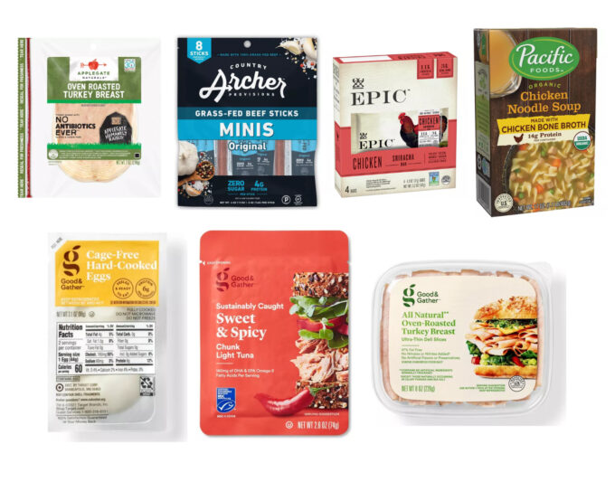 healthy protein snacks at Target