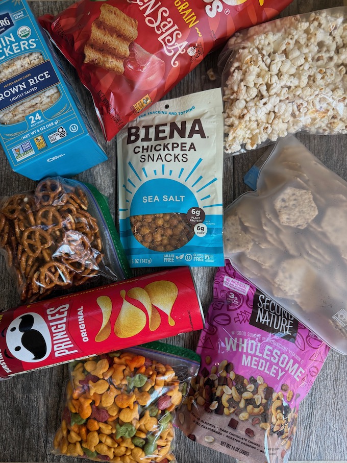 Healthy Road Trip Snacks 4 healthy road trip snacks non-perishable