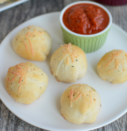 crescent wrapped beef zucchini meatballs with marinara