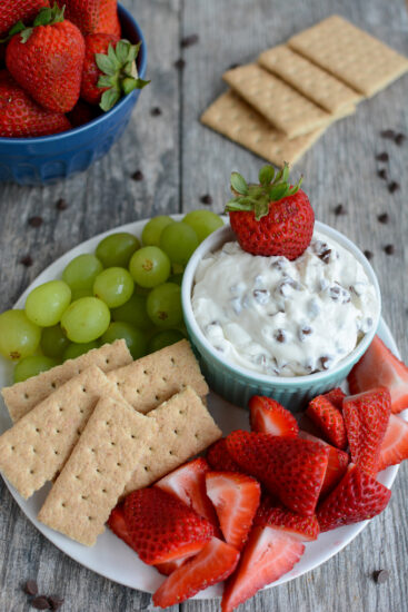 healthy cream cheese fruit dip