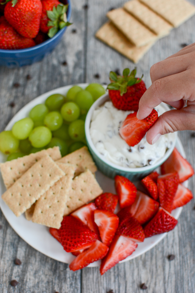 marshmallow cream cheese fruit dip alternative