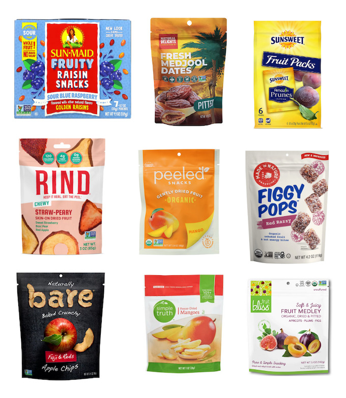 Healthy Fruit Snacks & Alternatives 4 dried fruit snacks