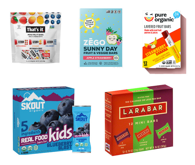 Healthy Fruit Snacks & Alternatives 7 fruit bars and snack bars made with real fruit