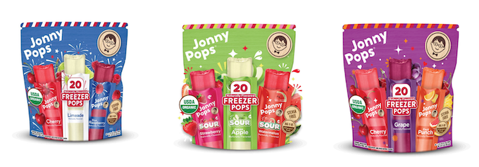 jonny pops freezer pops low added sugar popsicles
