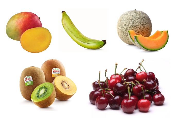 10 new fruits to try - including mango, plantains, cantaloupe, kiwi, fresh cherries