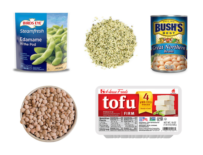 10 new protein sources to try  - including edamame, hemp hearts, beans, lentils and tofu