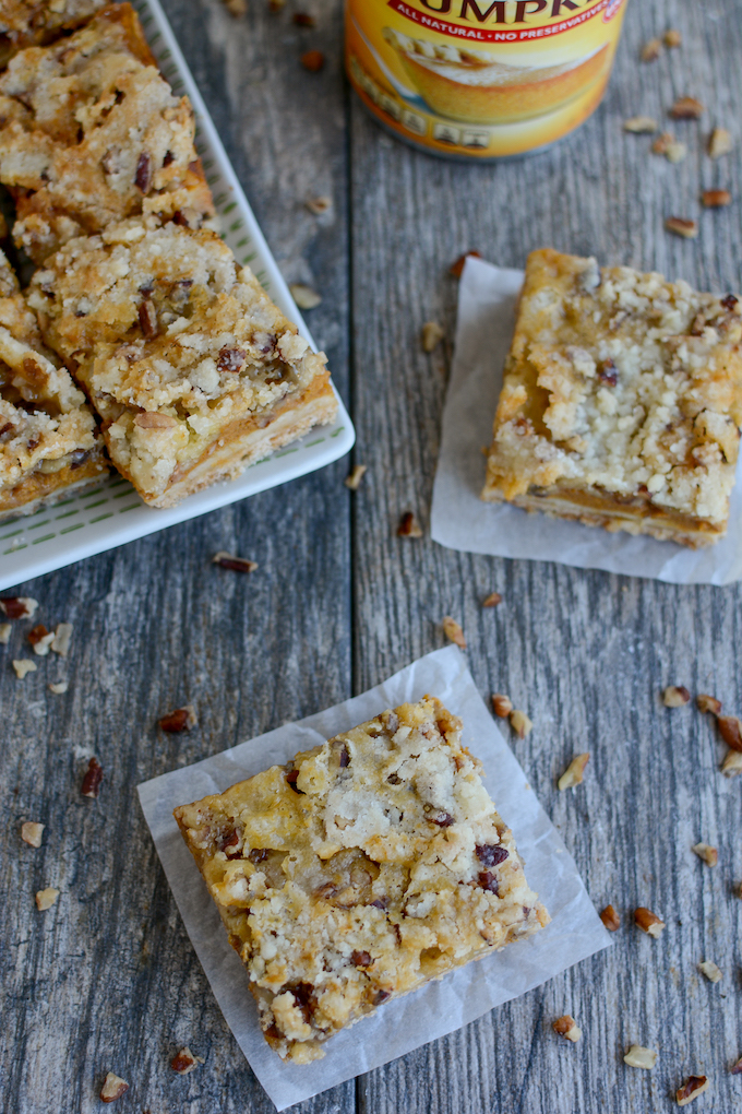 Pumpkin Pie Bars 12 pumpkin pie squares