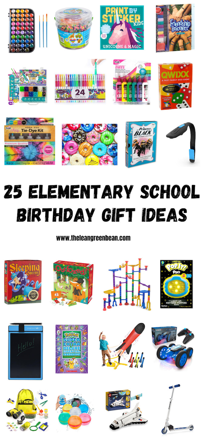 Looking for elementary school birthday gifts for the next party your child gets invited to? Here are some of our go-to gifts!