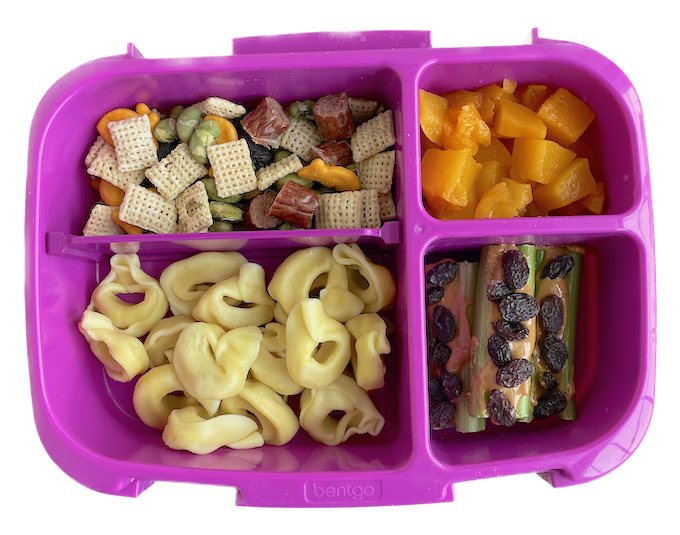 High Protein Kids Lunch Ideas 6 easy lunch ideas for kids - tortellini and trail mix