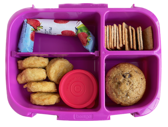 cold toddler lunch ideas - chicken nuggets