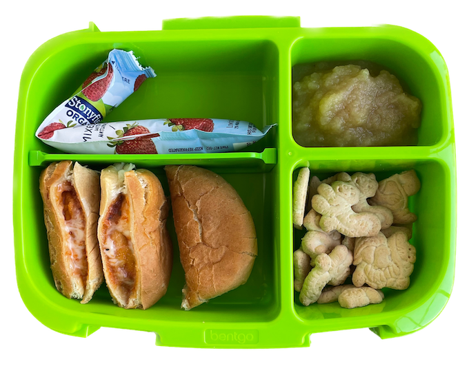 easy kids lunch ideas - chicken nugget parmesan sliders