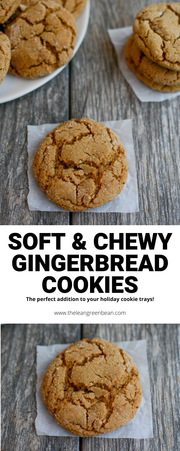 Chewy Gingerbread Cookies 10 These soft and chewy gingerbread cookies are a must-make addition to your holiday cookie trays! Fun to make and oh so delicious!