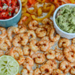 sheet pan shrimp fajitas