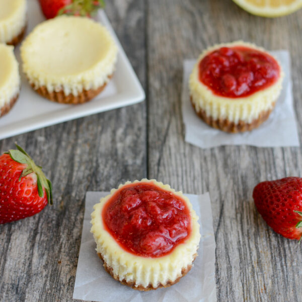 easy mini lemon cheesecakes recipe