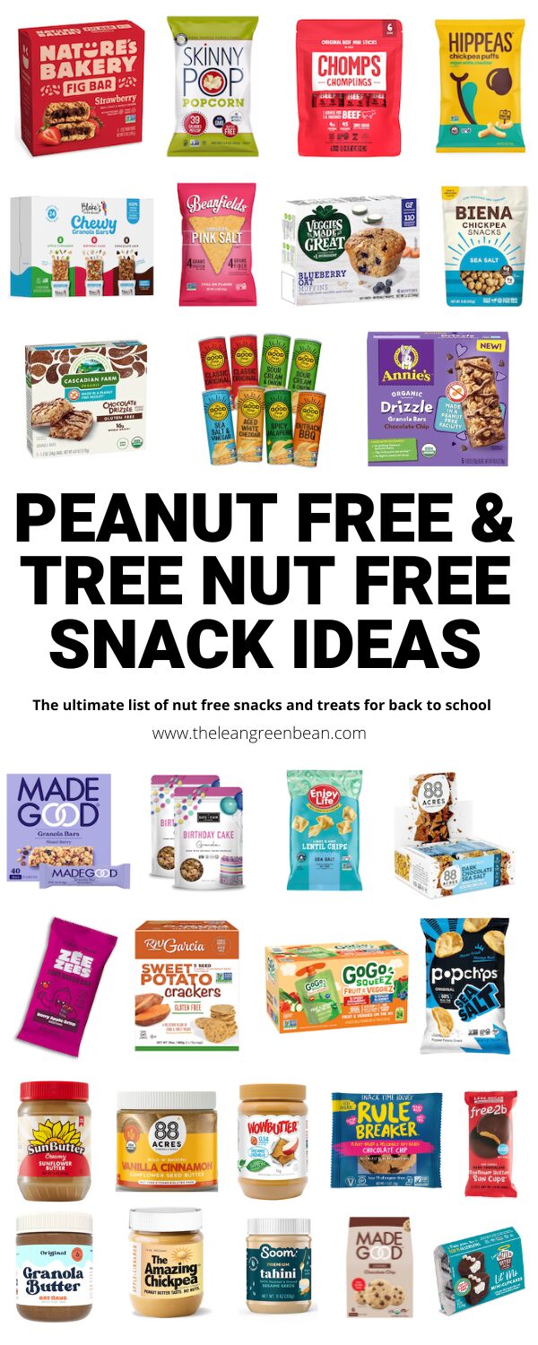 Peanut-Free & Tree Nut-Free Packaged Snacks 7 This list of Peanut-Free and Tree Nut-Free Packaged Snacks is designed to help parents and caretakers who need to provide allergy-friendly snacks for their own kids or to an entire school class or daycare.