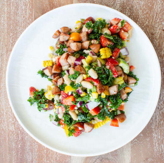 Kale and White Bean Salad The Lean Green Bean 2 copy