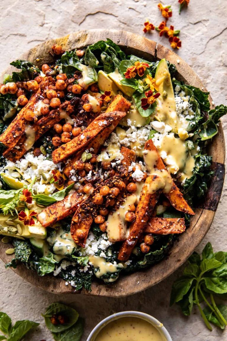 sweet potato kale salad - Best Fall Salad Recipe