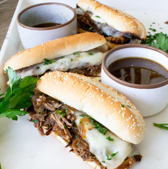 easy slow cooker french dip sandwich